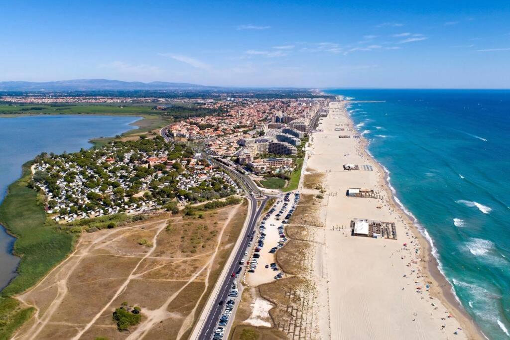 Appart T2 Calme - Centre De Canet - Parking - Clim Buitenkant foto